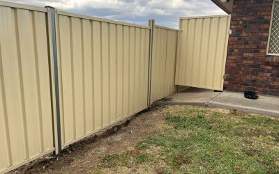 Colourbond Fence and Side Gate Repair for Commercial Property in Moree