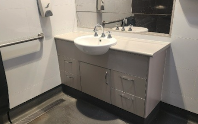 Vanity Repair for a Commercial Property in Orange